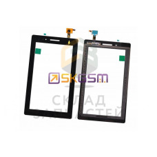 Сенсорная панель (touch/panel) (цвет - Black), аналог, оригинал Lenovo sam2000888900094