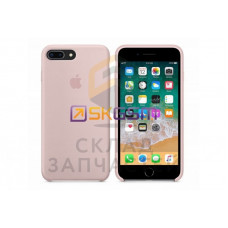 Cиликоновый чехол накладка (цвет - PinkSand), Копия высокого качества, оригинал Apple sam4547597972243