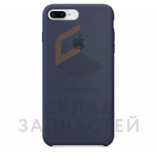 Cиликоновый чехол накладка (цвет - MidnightBlue), Копия высокого качества, оригинал Apple sam4547597972311