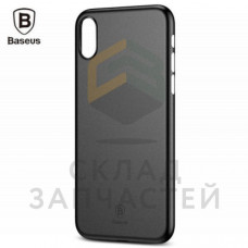 Baseus Wing Case - Ультратонкий чехол (материал - пластик) (цвет - Black), оригинал Apple Sam6953156264342