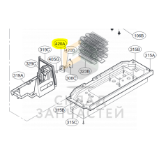 Двигатель переменного тока, оригинал LG EAU63103207