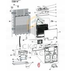 РЕМ. КОМПЛЕКТ НАГРЕВАТЕЛЯ NO FROST, оригинал Indesit C00301993