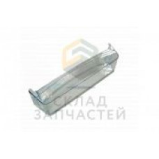 Полка (балкон) верхняя с крышкой для холодильника, оригинал Bosch 00700365