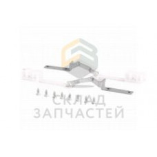 Комплект шарниров двери (правый + левый) с креплением для посудомоечной машины, оригинал Bosch 00659216