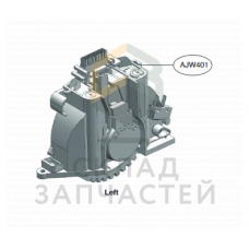 Колесо левое в сборе, оригинал LG AJW73370401