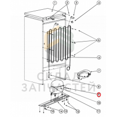 ПЛИТКА КОМПРЕССОРА, оригинал Indesit C00855058