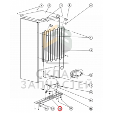 ПОПЕРЕЧИНА КОМПРЕССОРА, оригинал Indesit C00855064