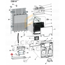 ПЛАСТИНА КРЕПЛЕНИЯ КОМПРЕССОРА (750908), оригинал Indesit C00008471