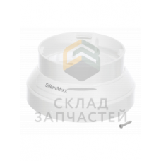 Основание стакана блендера, пластиковое, белое, для MMB42G1B, оригинал Bosch 12009097