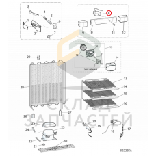 ТЕРМОСТАТ 077B-3536 C.POST (L.1315) KIT, оригинал Indesit C00292034