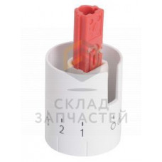 Ручка конфорки, цвет белый, оригинал Bosch 00619735