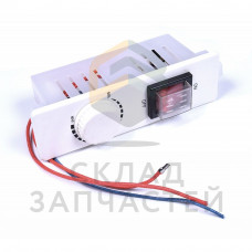 Панель управления в сборе конвектора, оригинал Edisson 000416