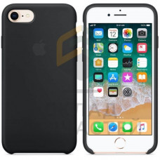 Cиликоновый чехол накладка (цвет - Black), Копия высокого качества, оригинал Apple sam190198001115